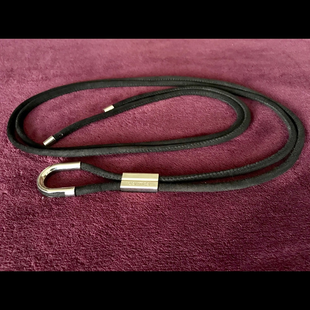 Black Nautica Wrap Belt